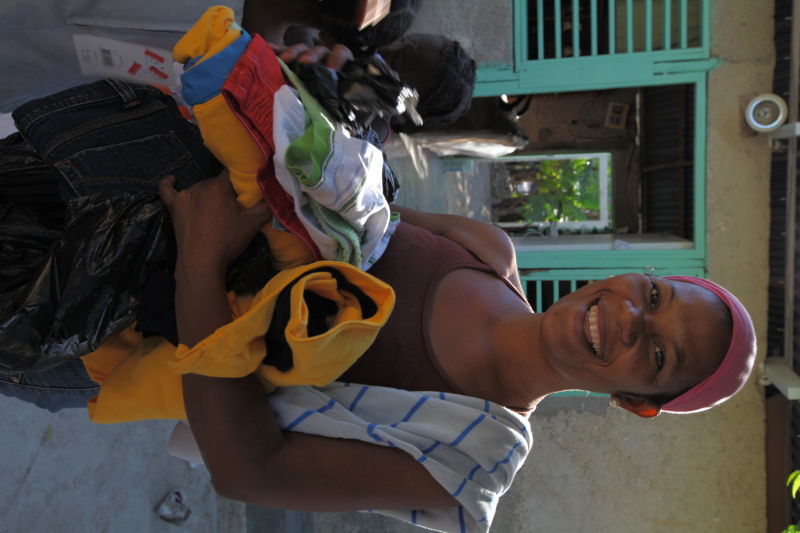 During volunteer work in the Dominican Republic