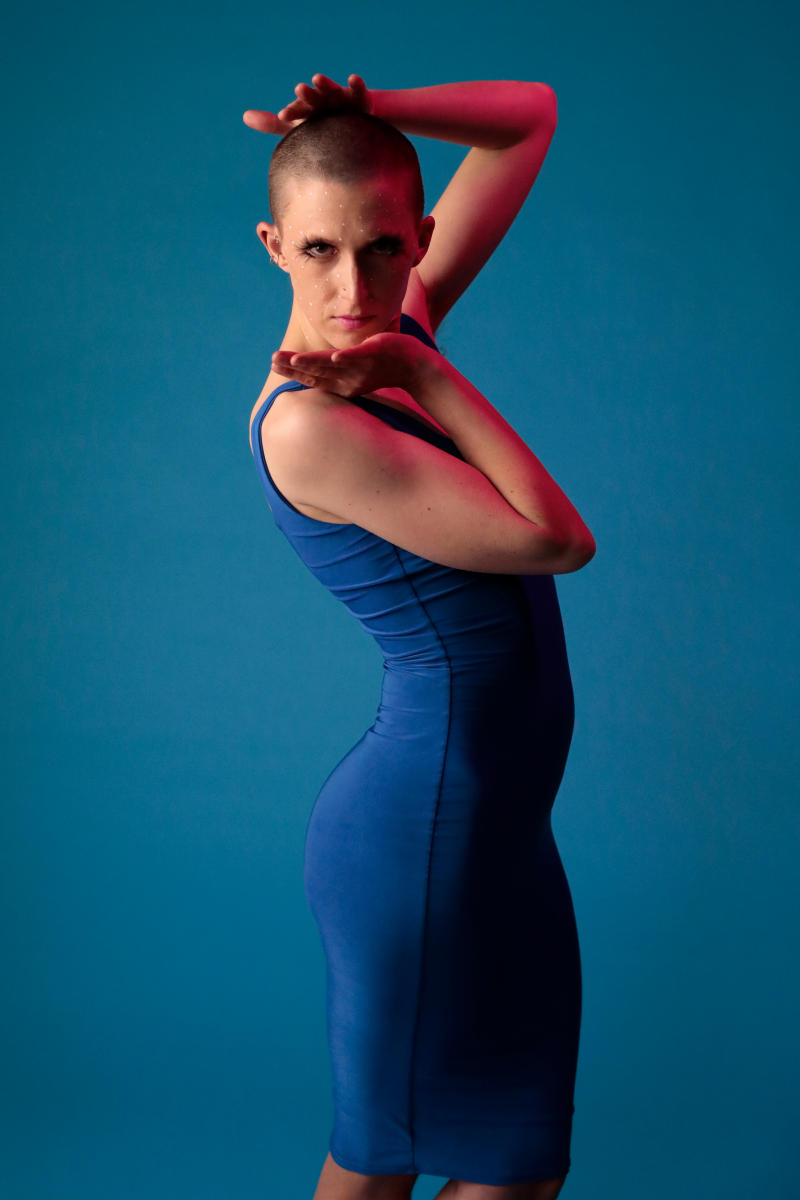 Editorial fashion test with amazing Portland performance artist Elise