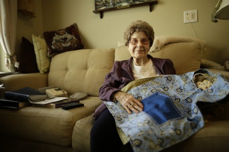 Environmental portrait series of real clients at HighGate Senior Living Centers 