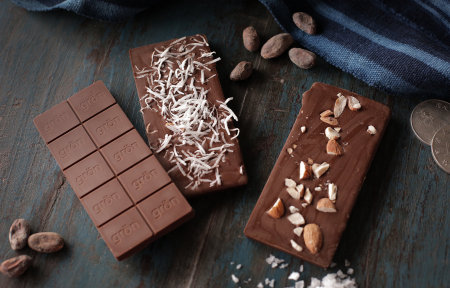 food tabletop for Gron Chocolate